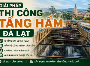Biện Pháp Thi Công Tầng Hầm Đà Lạt An Toàn: Giải Pháp Chống Sạt Lở an toàn!