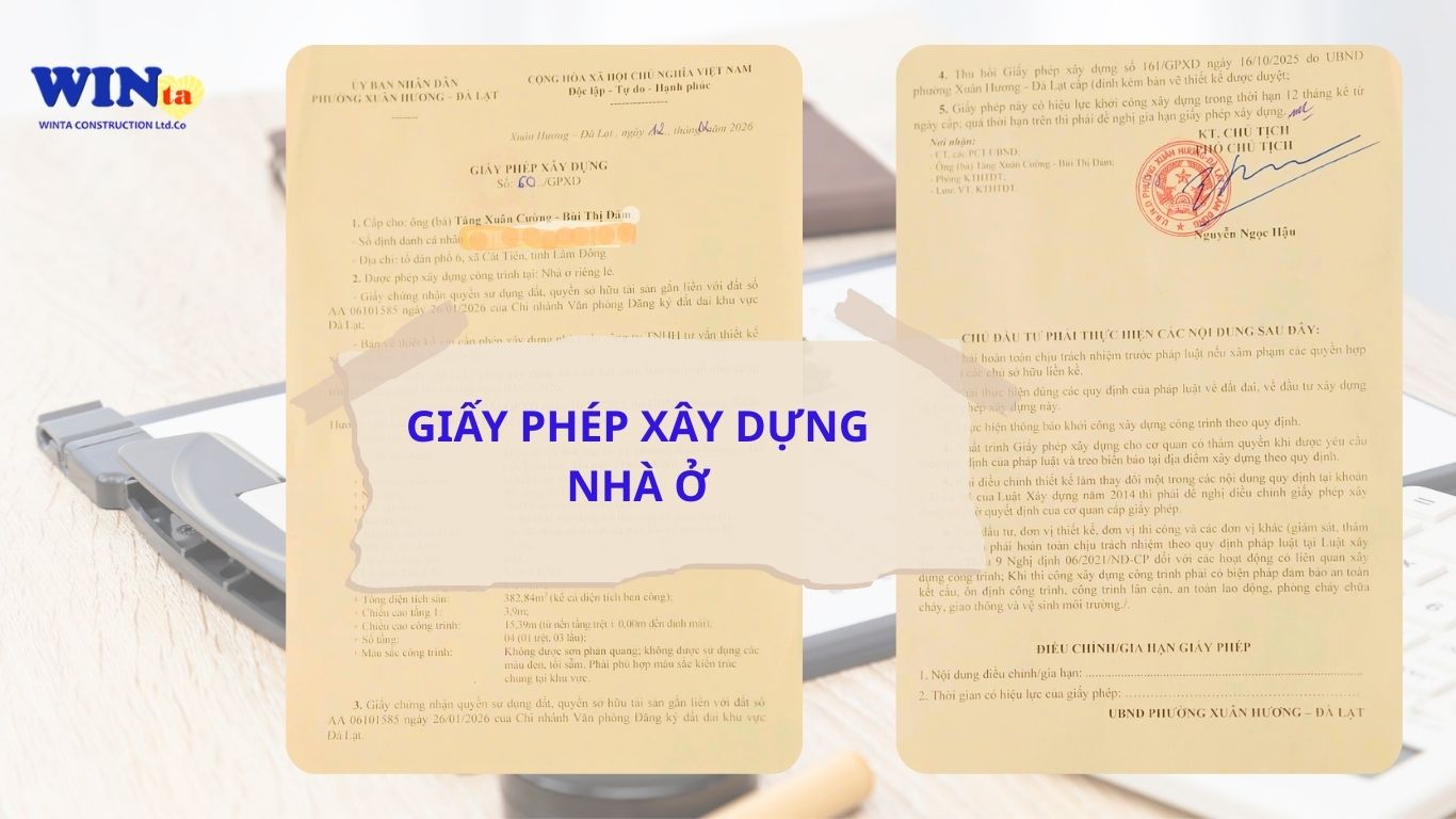 giấy phép xây dựng Đà Lạt