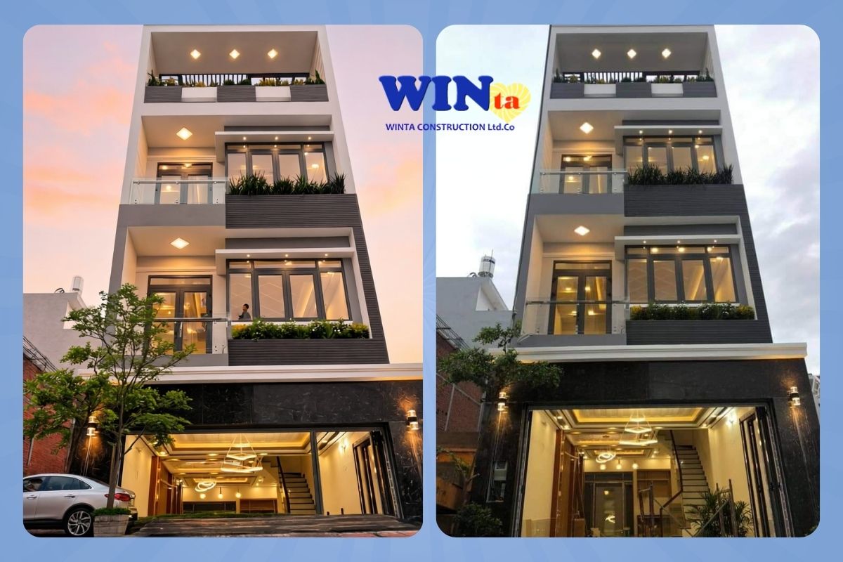 Xây dựng winta thi công nhà phố Mr Minh