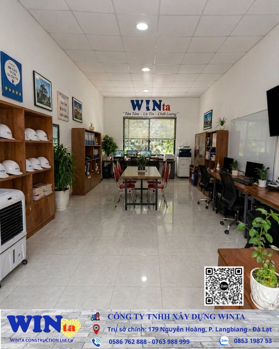 văn phòng trụ sở chính công ty TNHH Xây dựng Winta