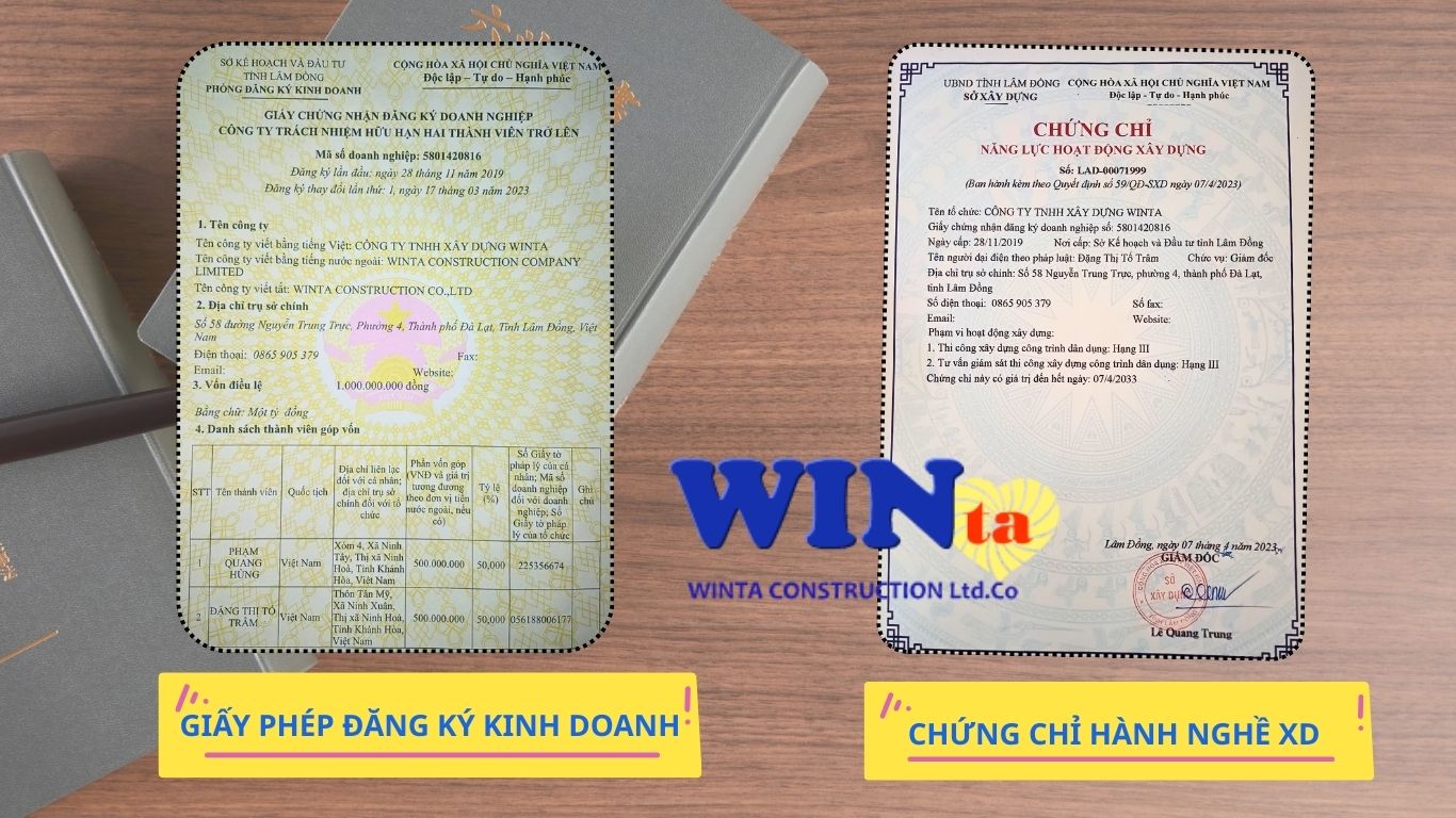 hồ sơ năng lực xây dựng Winta