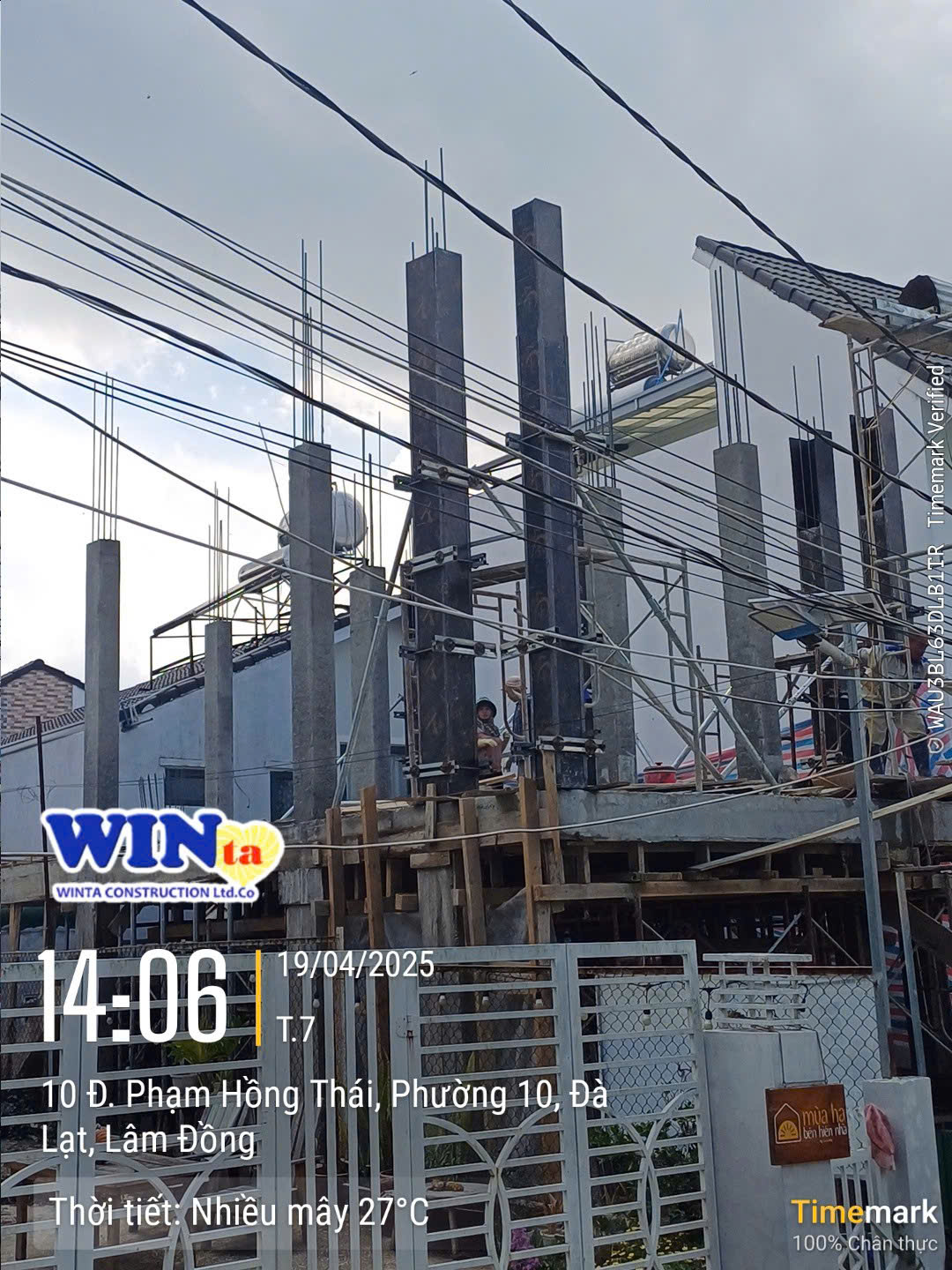 Giải pháp thi công tầng hầm nhà phố Đà Lạt của Xây dựng Winta