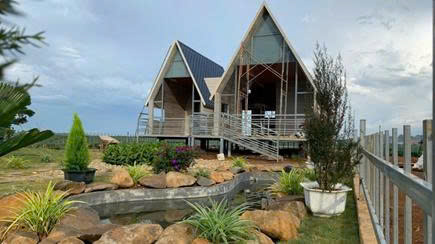 Hình ảnh thi công Bungalow Lâm Đồng - XD Winta