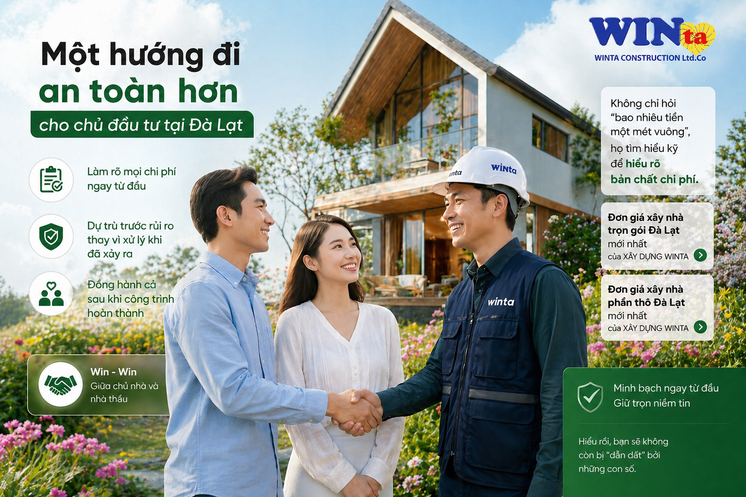 Một hướng đi mới cho chủ nhà an toàn hơn với Xây dựng Winta