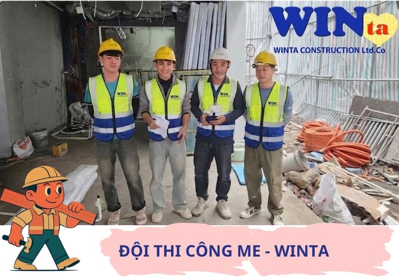 Đội thi công điện nước Đà Lạt của Xây dựng Winta