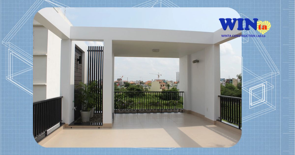 khu vực sân thượng