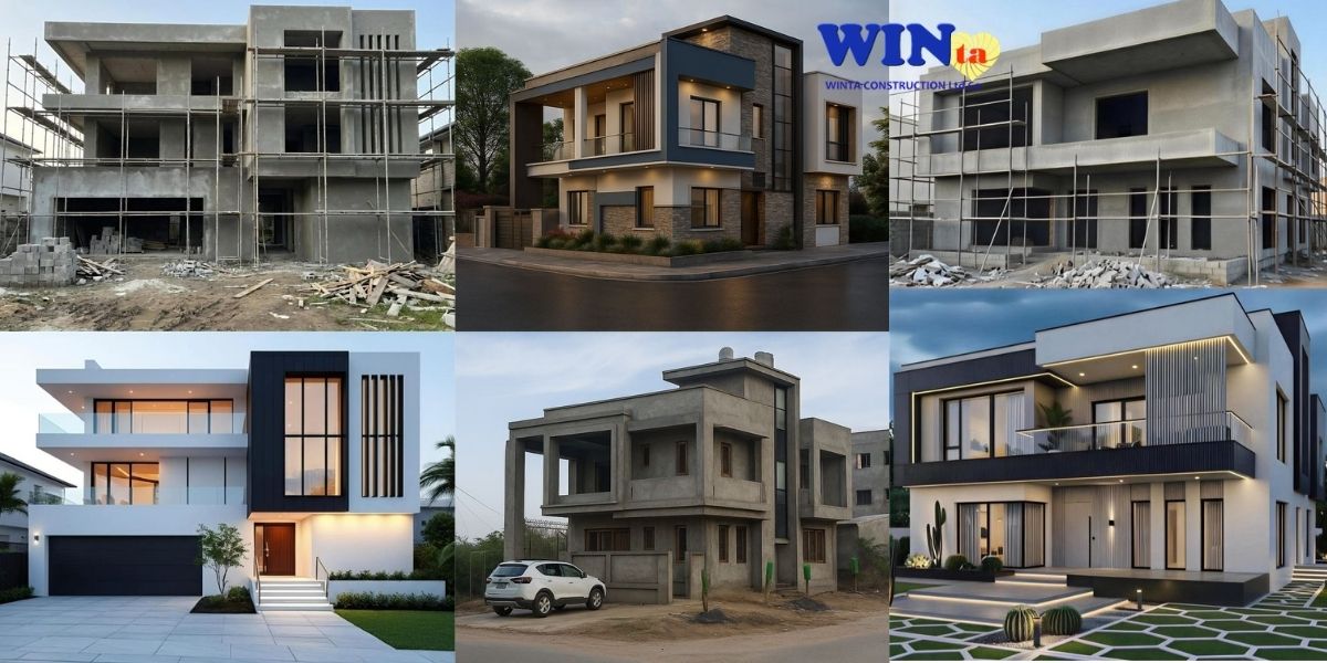 xây nhà phần thô và Phần hoàn thiện Xây dựng Winta